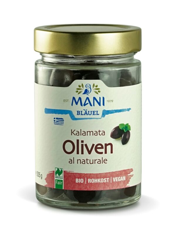 Kalamata Oliven naturale mit Stein