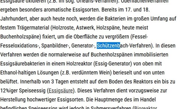 Spanischer Essig/Balsamico